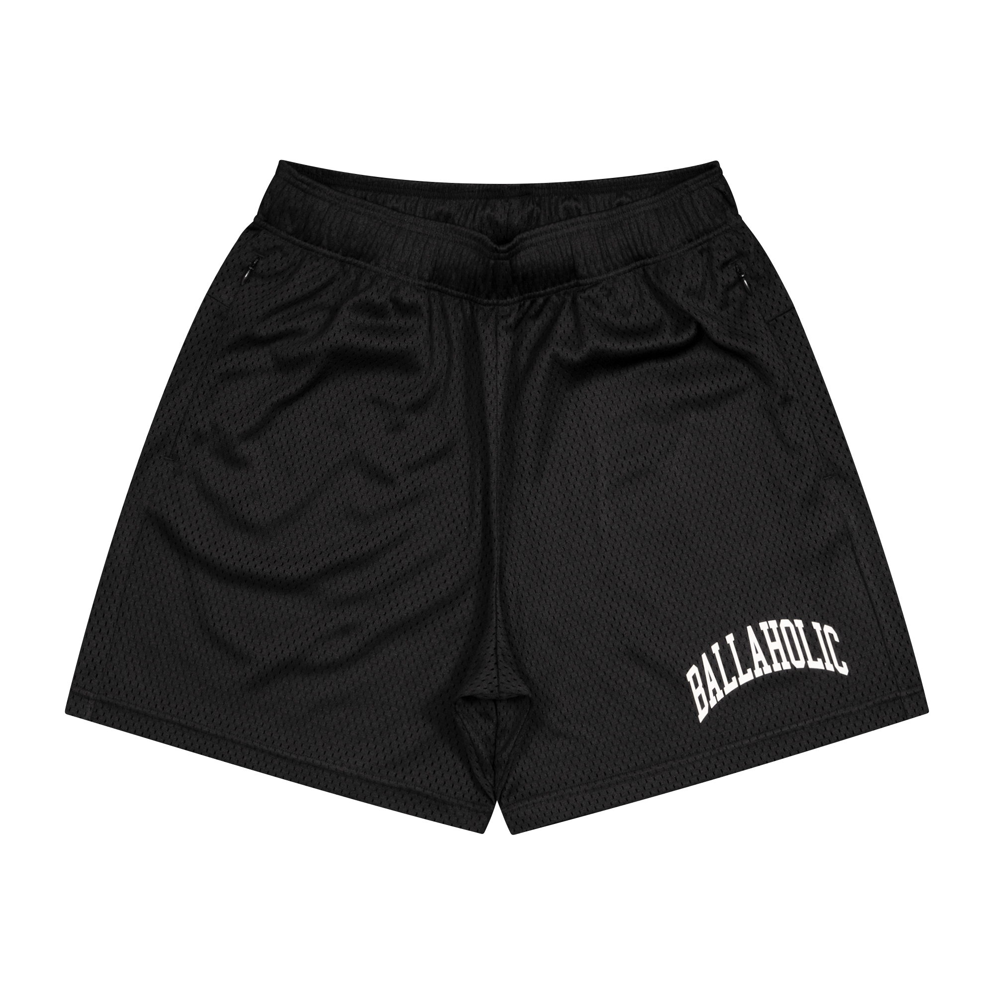 ballaholicオンラインショップ / College Logo Mesh Zip Shorts