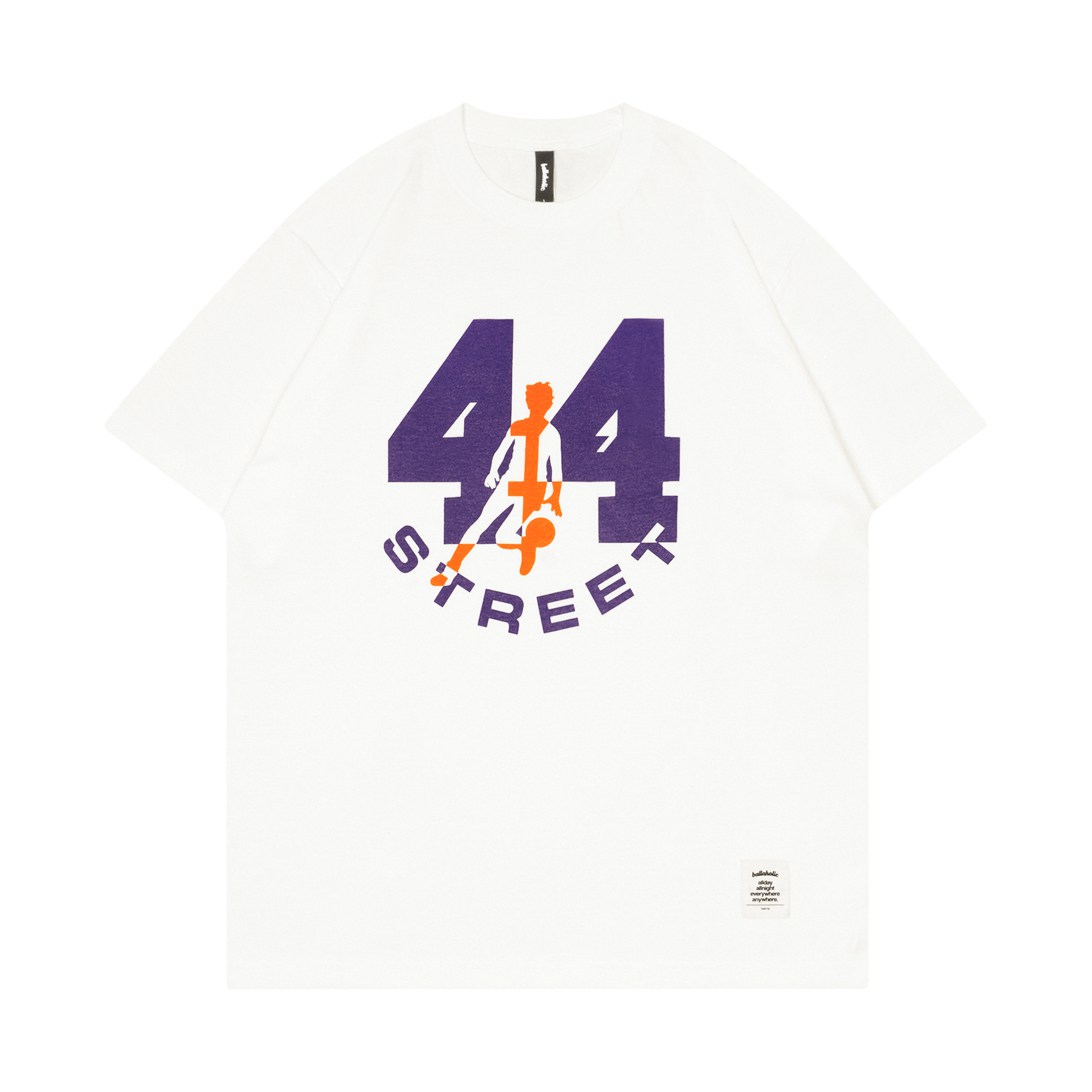 ballaholicオンラインショップ / 44STREET Tee (white/purple