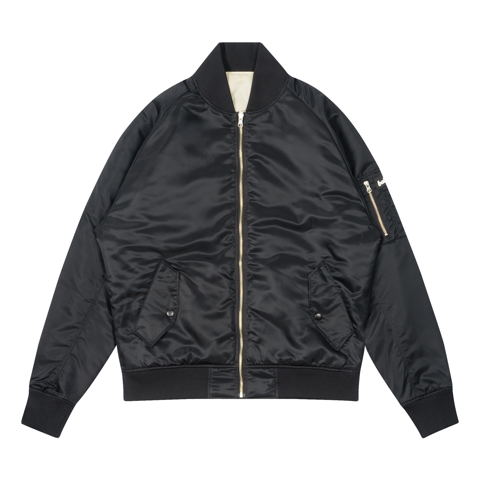 ballaholicオンラインショップ / Reversible MA-1 Jacket (black/ivory)
